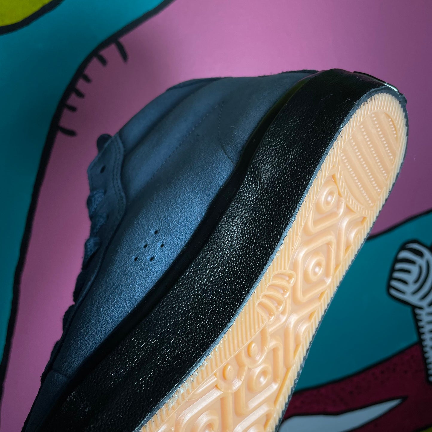 LAST RESORT AB VM001 HIGH SUEDE DUSTY BLUE/BLACK