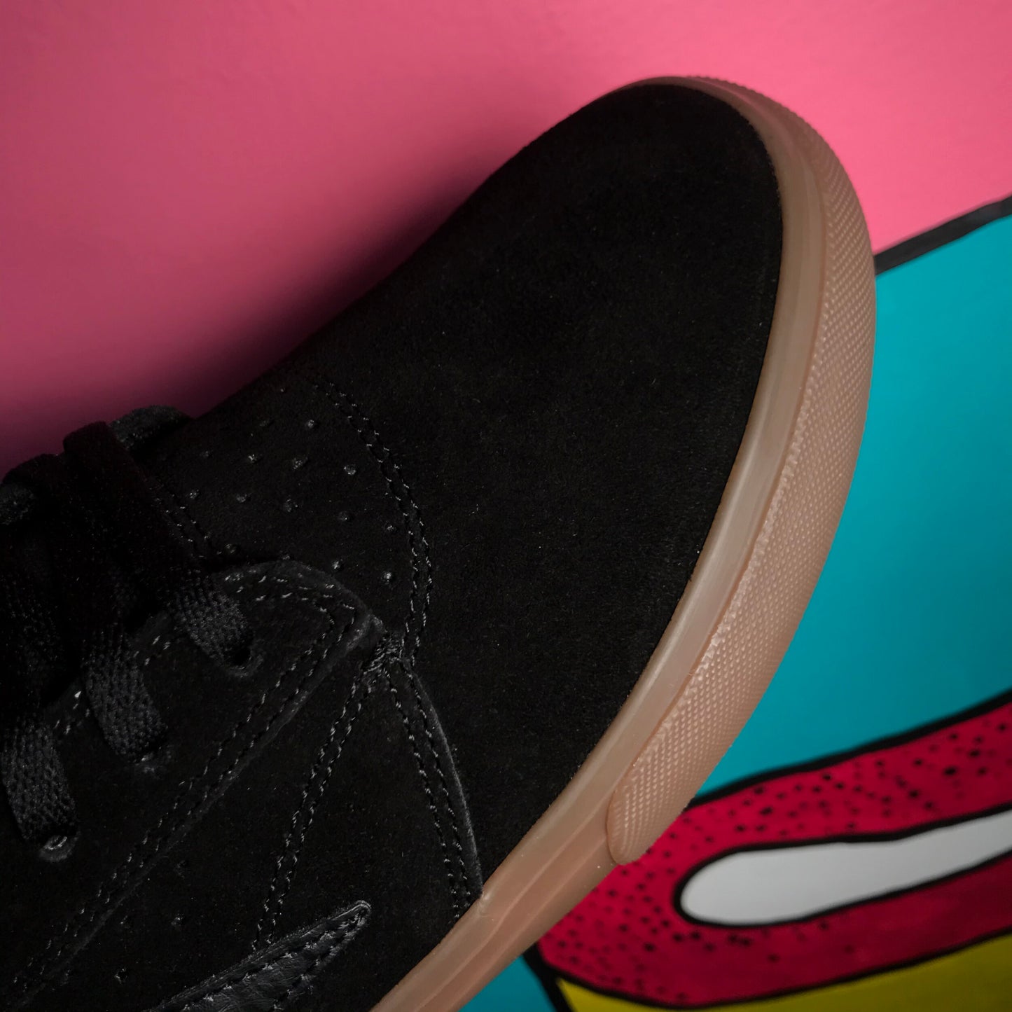 LAKAI LTD GRIFFIN BLACK SUEDE/GUM