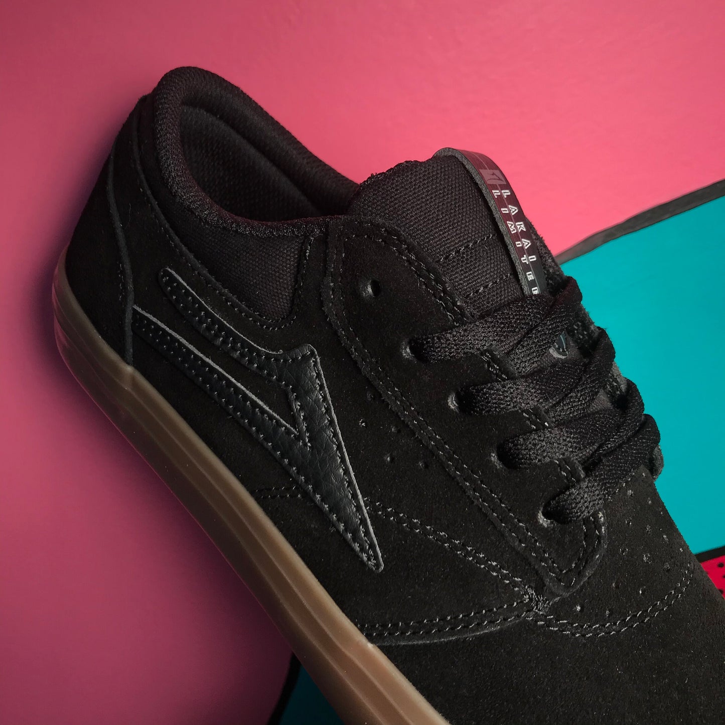 LAKAI LTD GRIFFIN BLACK SUEDE/GUM