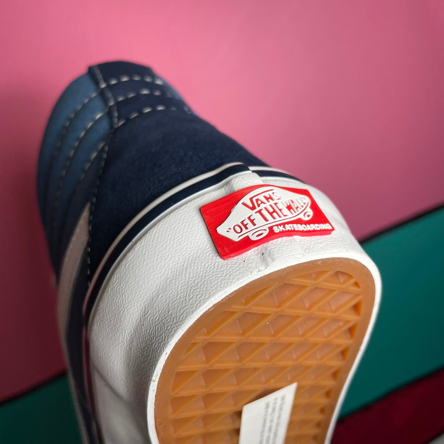 VANS SKATE SK8 HI NAVY/WHITE