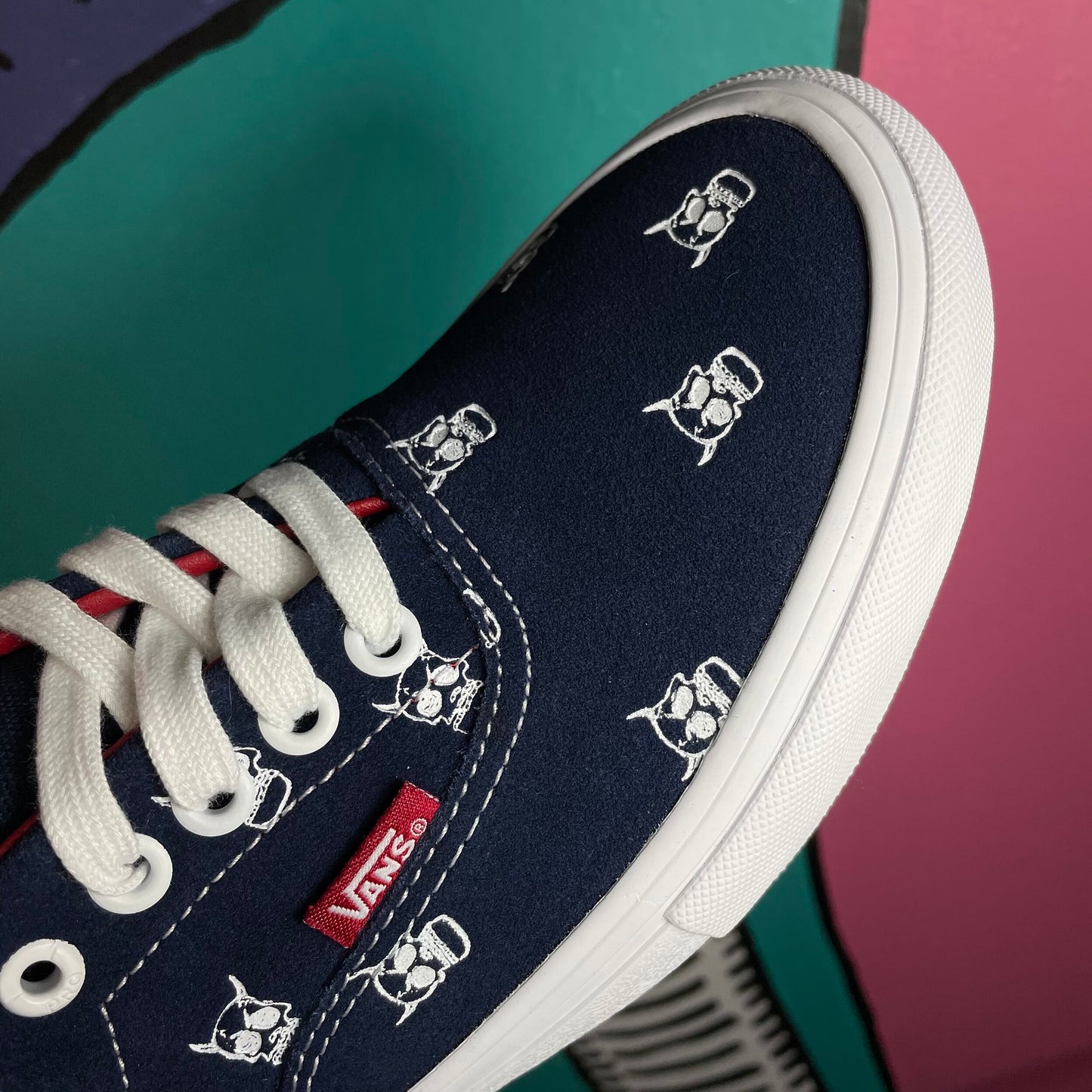 VANS ERA PRO NAVY/RED KADER