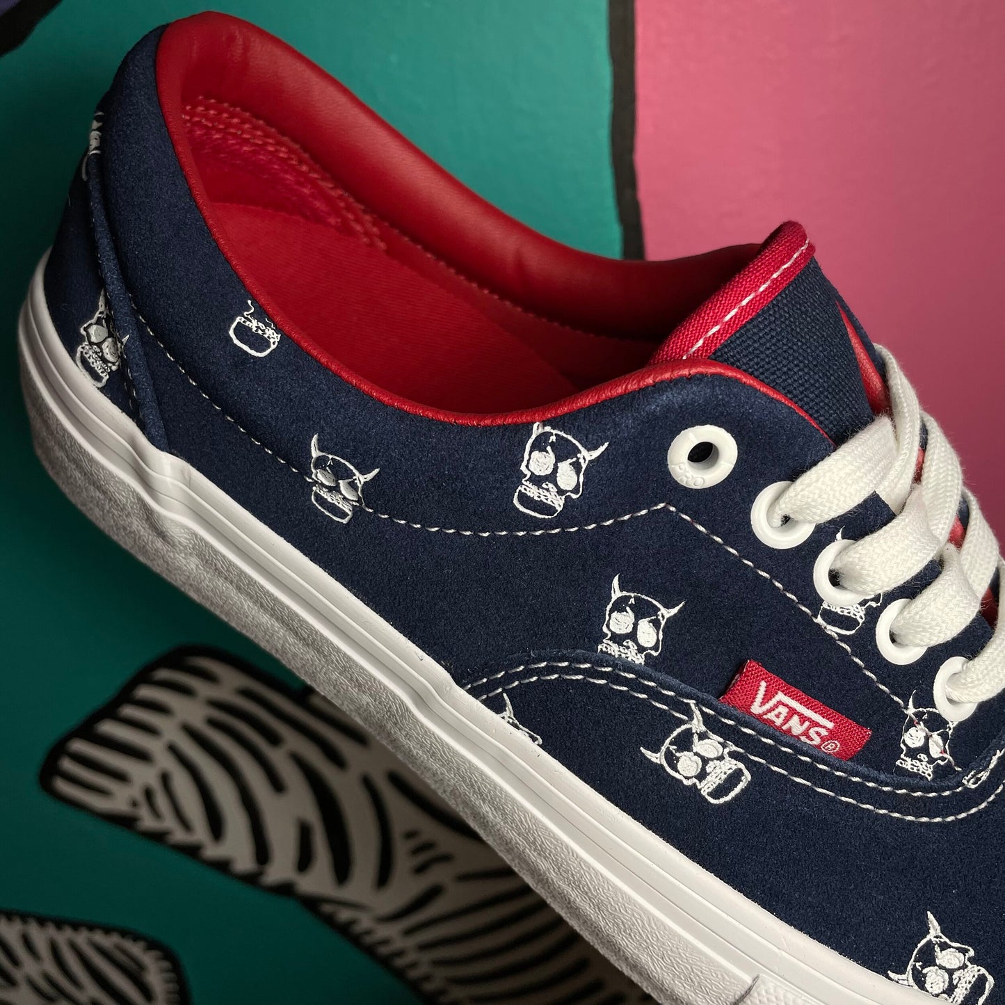 VANS ERA PRO NAVY/RED KADER