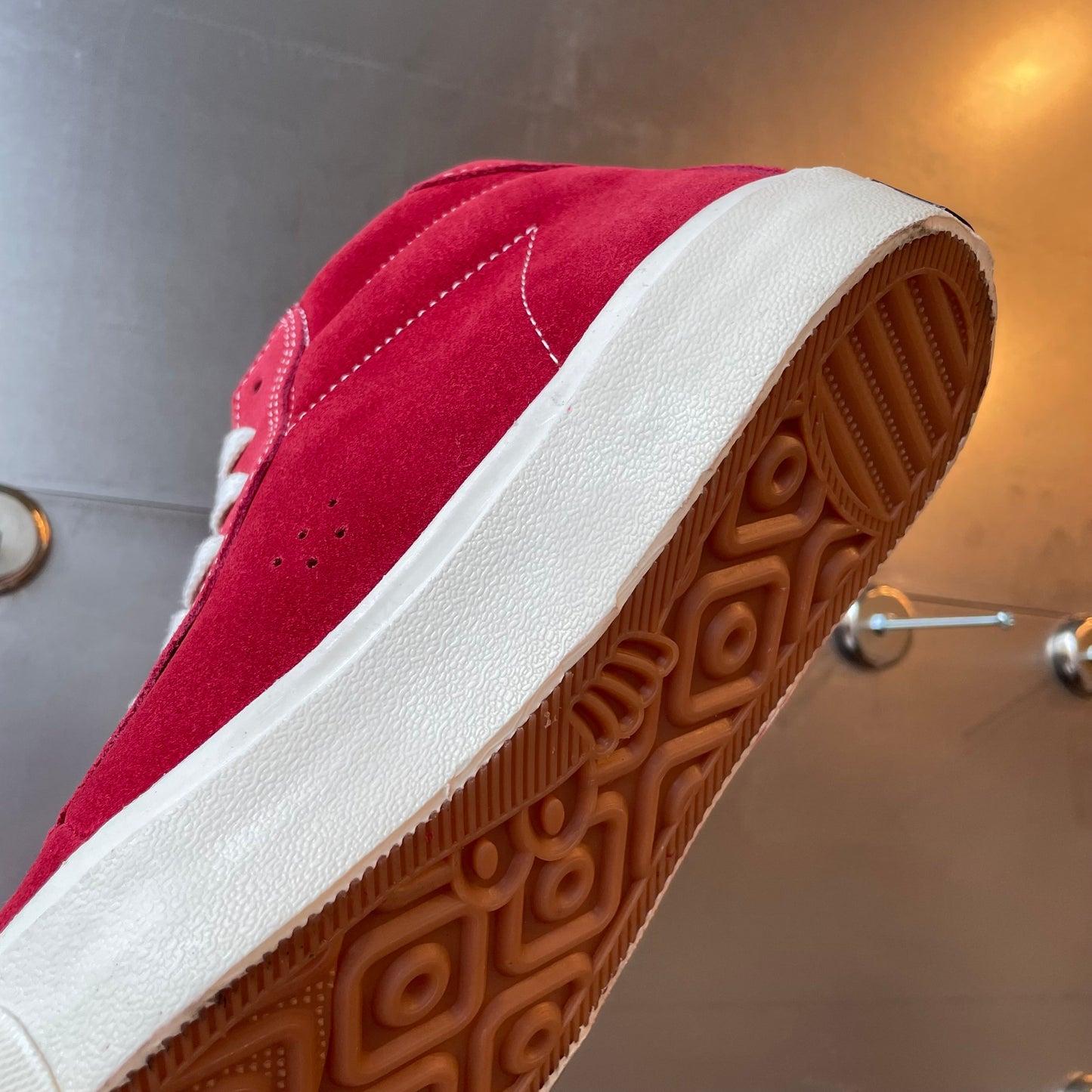 LAST RESORT AB VM001 SUEDE HI OLD RED/WHITE