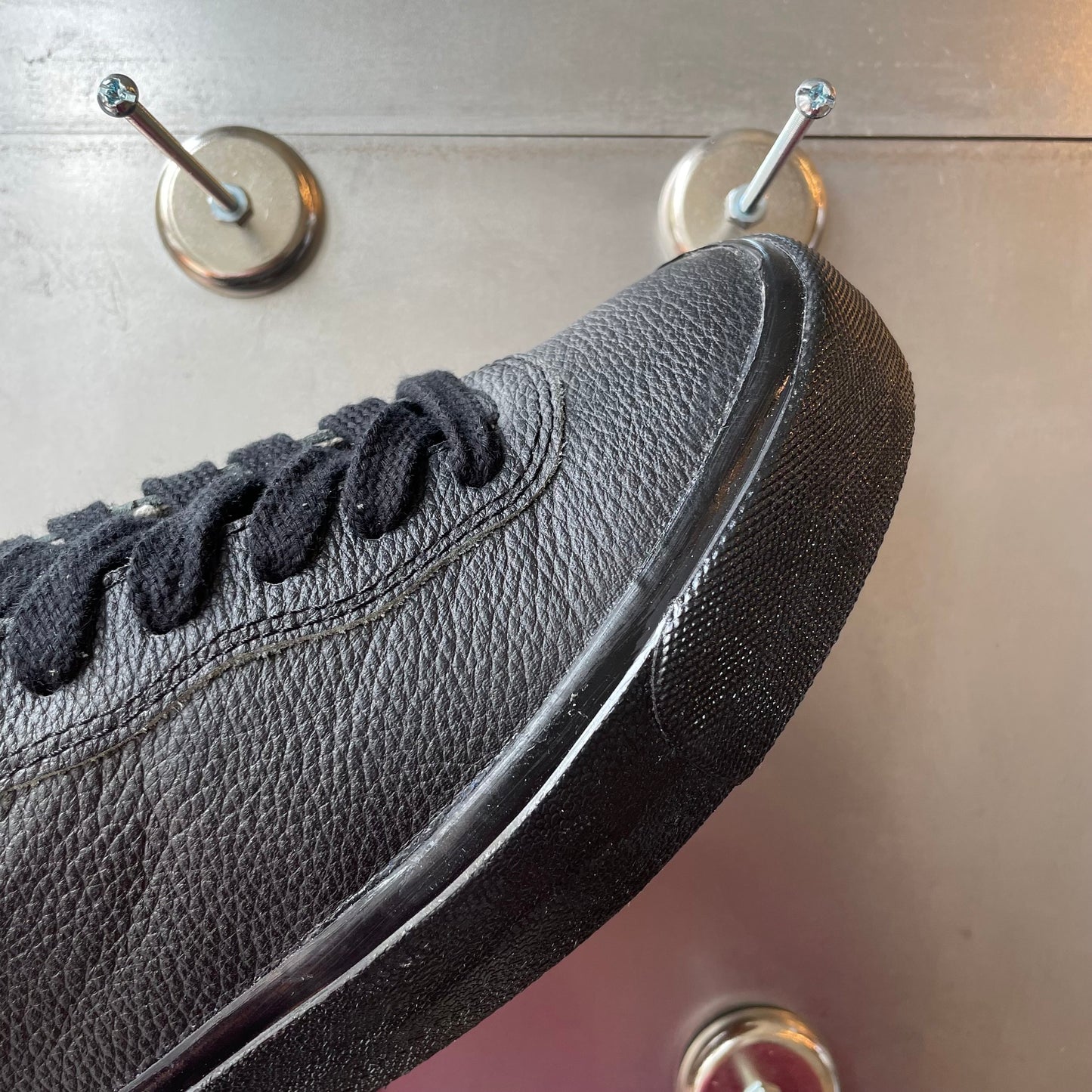 LAST RESORT AB VM001 LOW MILL LEATHER BLACK/BLACK