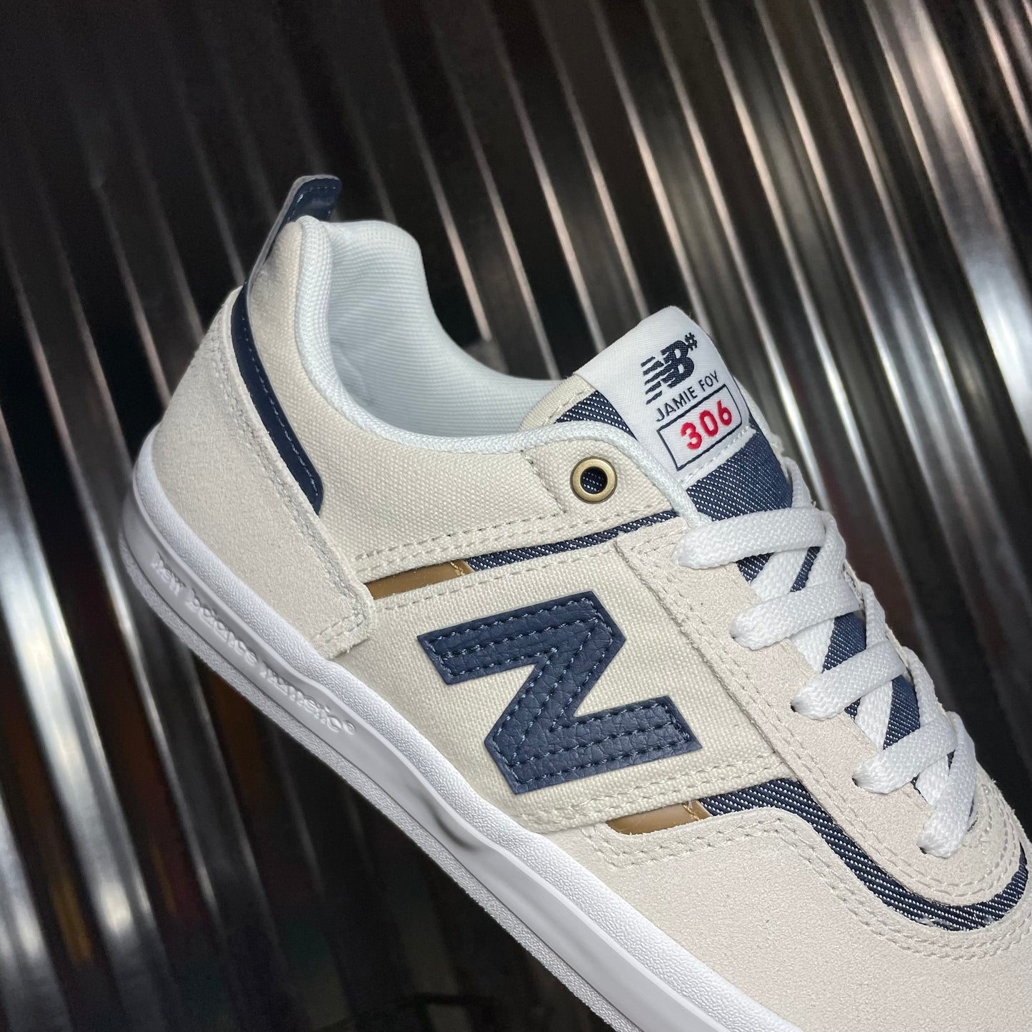 NEW BALANCE NUMERIC 306 JAMIE FOY WHITE/NAVY