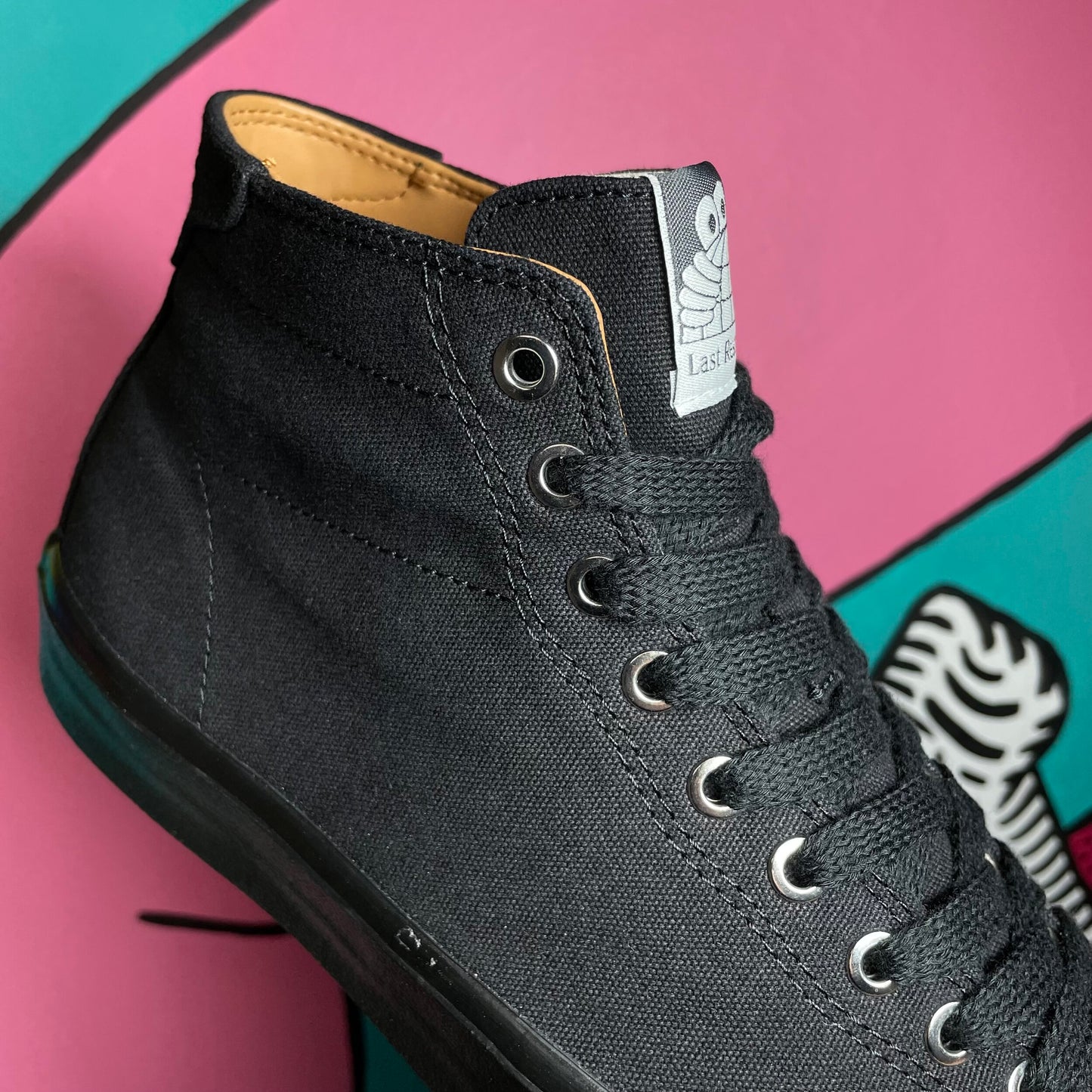 LAST RESORT AB VM001 BLACK/BLACK CANVAS HIGH