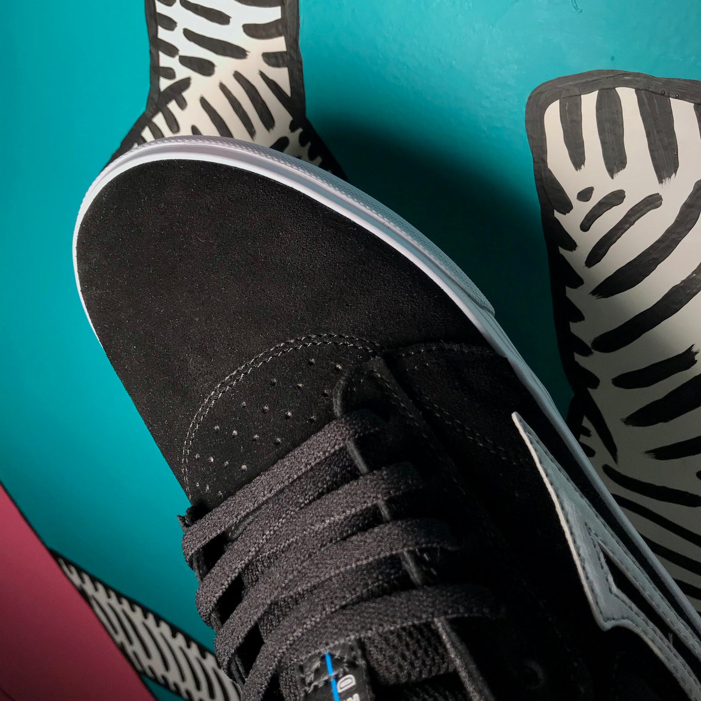 LAKAI LTD GRIFFIN BLACK SUEDE