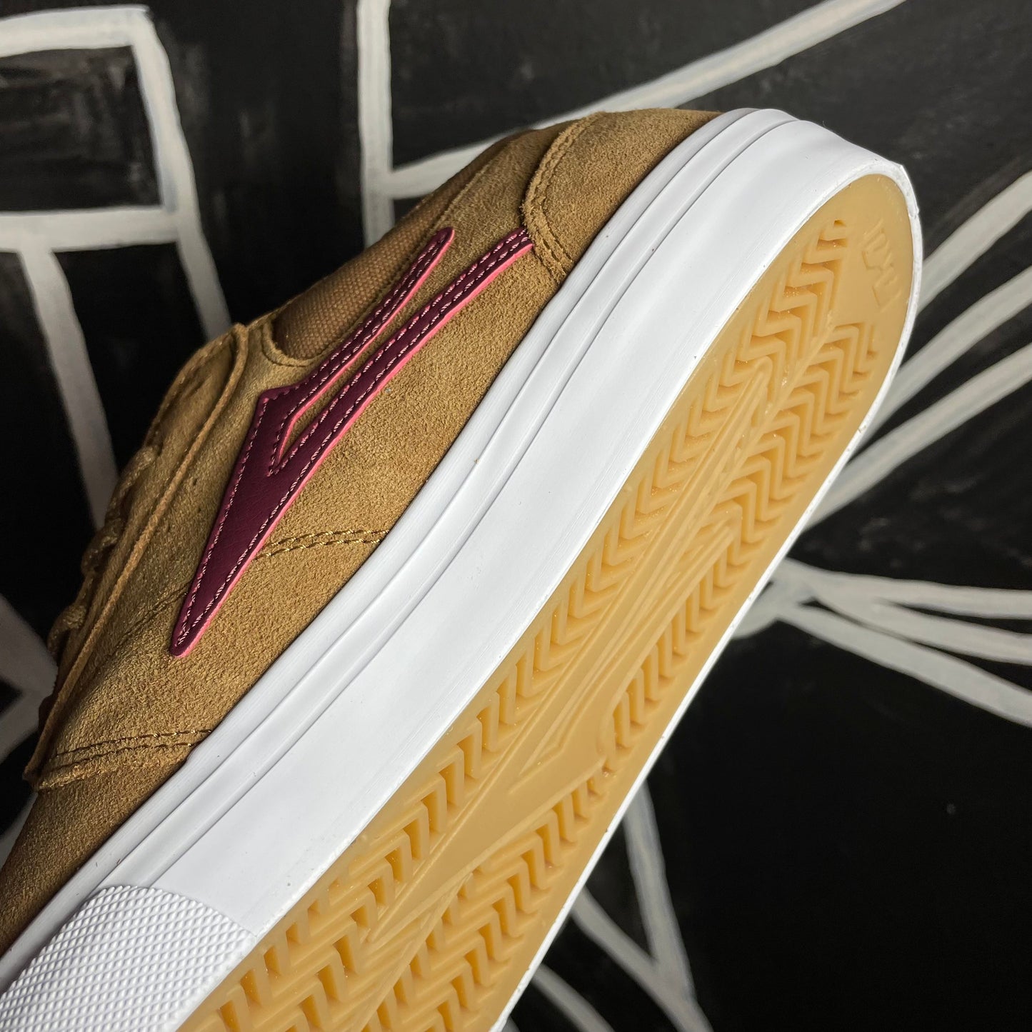 LAKAI LTD GRIFFIN TOBACCO BROWN SUEDE