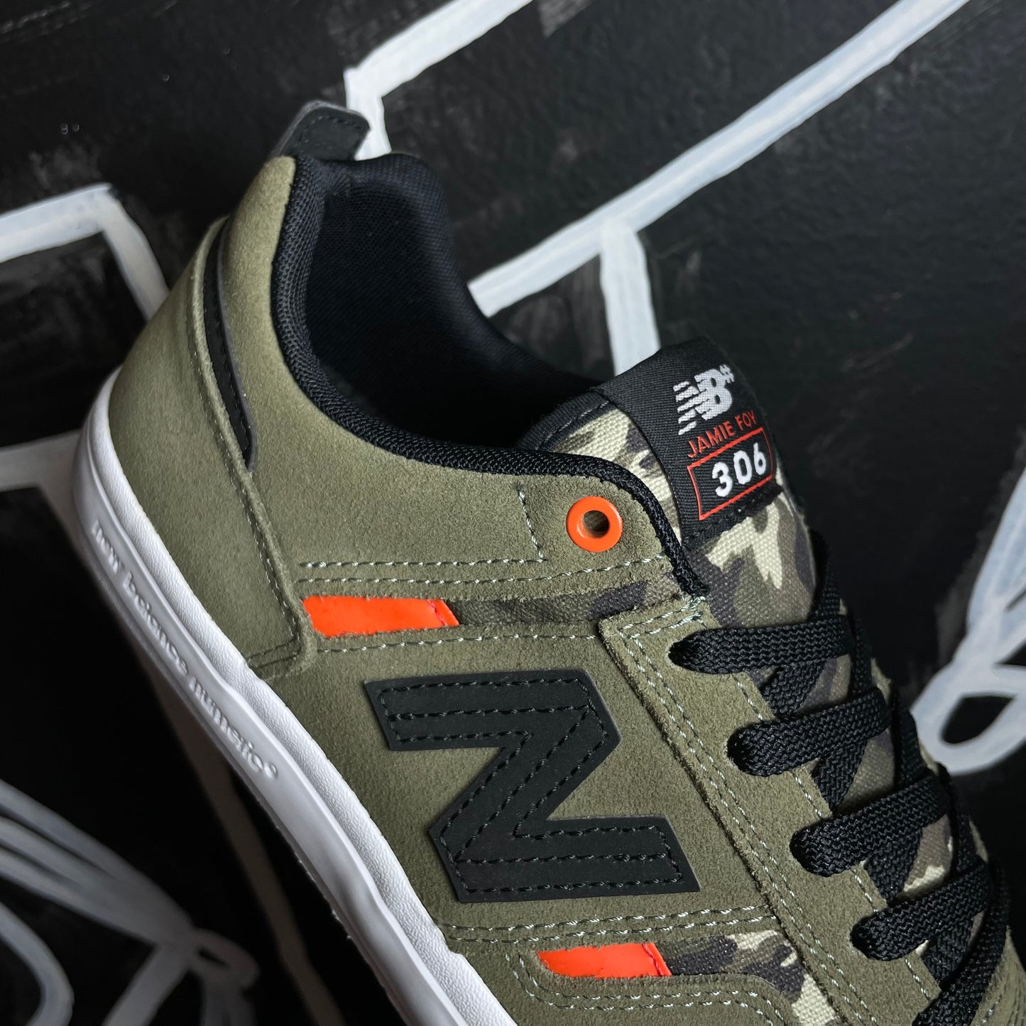 NEW BALANCE NUMERIC JAMIE FOY 306 ARMY GREEN/CAMO