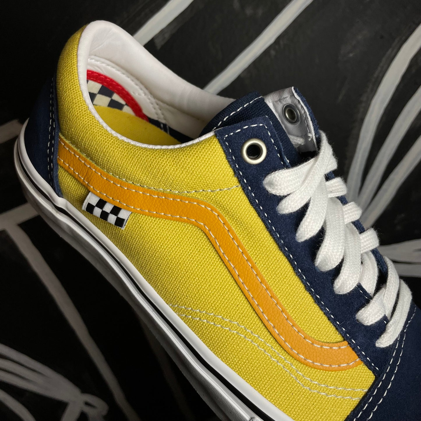 VANS SKATE OLD SKOOL NAVY/GOLD
