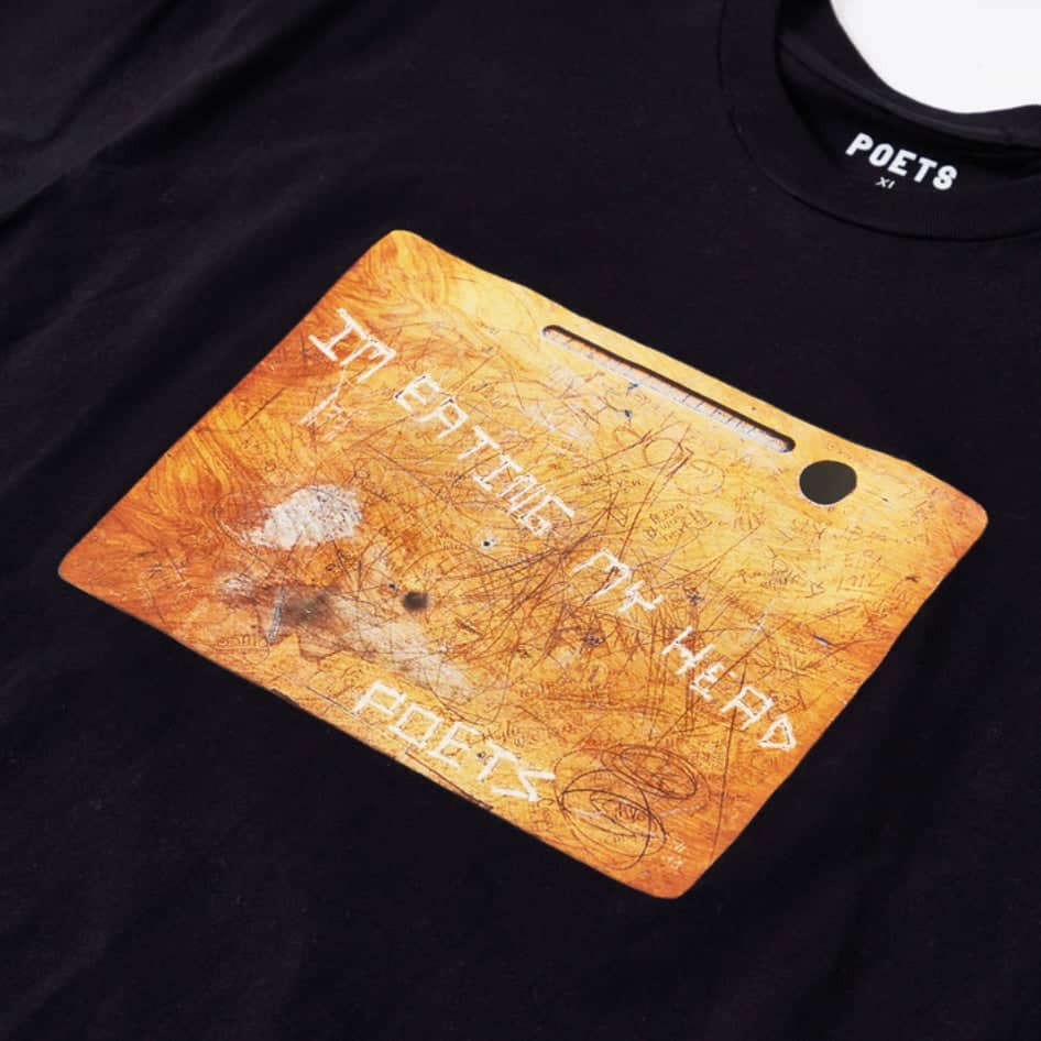 POETS BRAND BENDER TEE BLACK