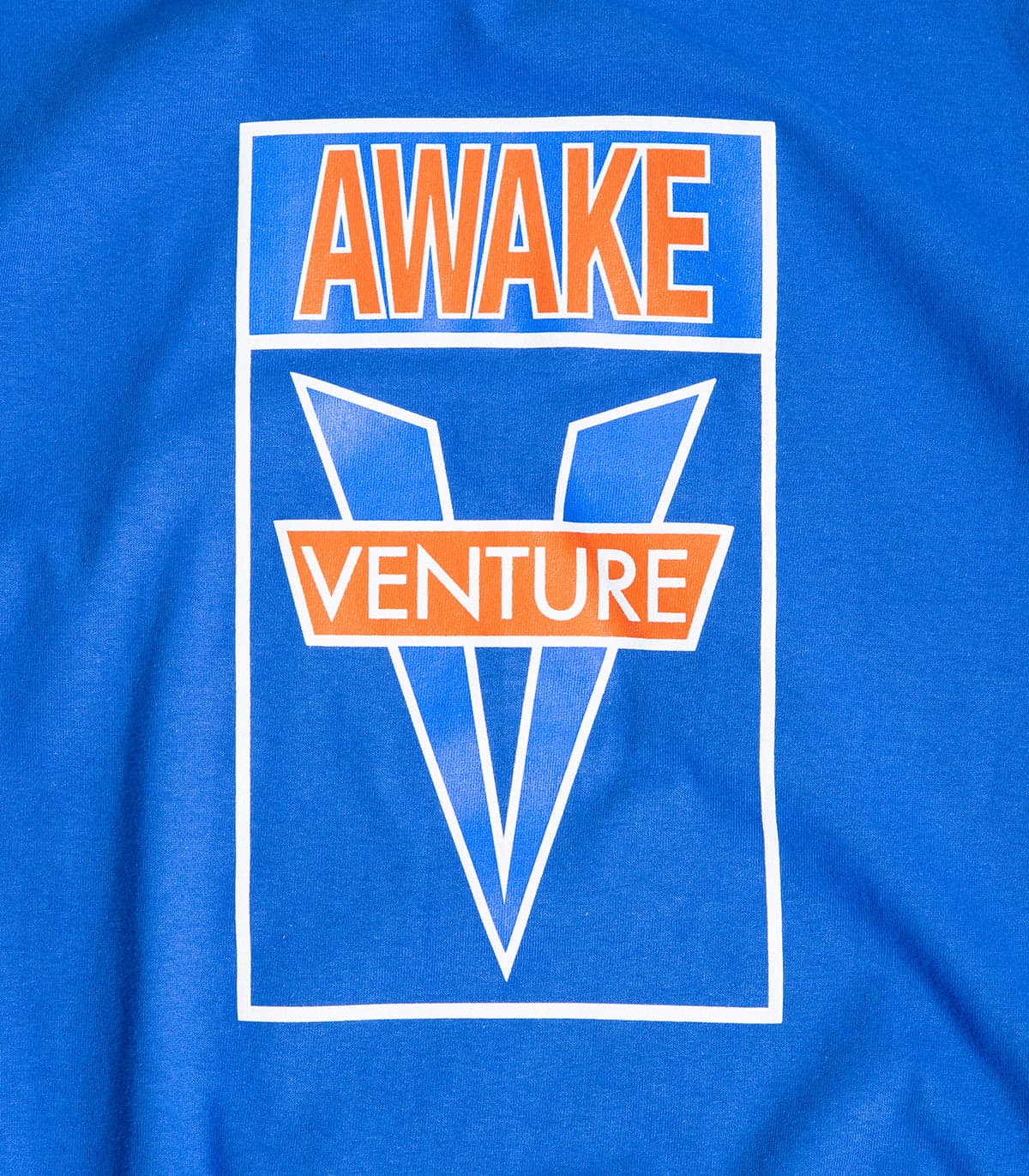 VENTURE TRUCKS AWAKE LOGO TEE ROYAL/ORANGE/BLUE