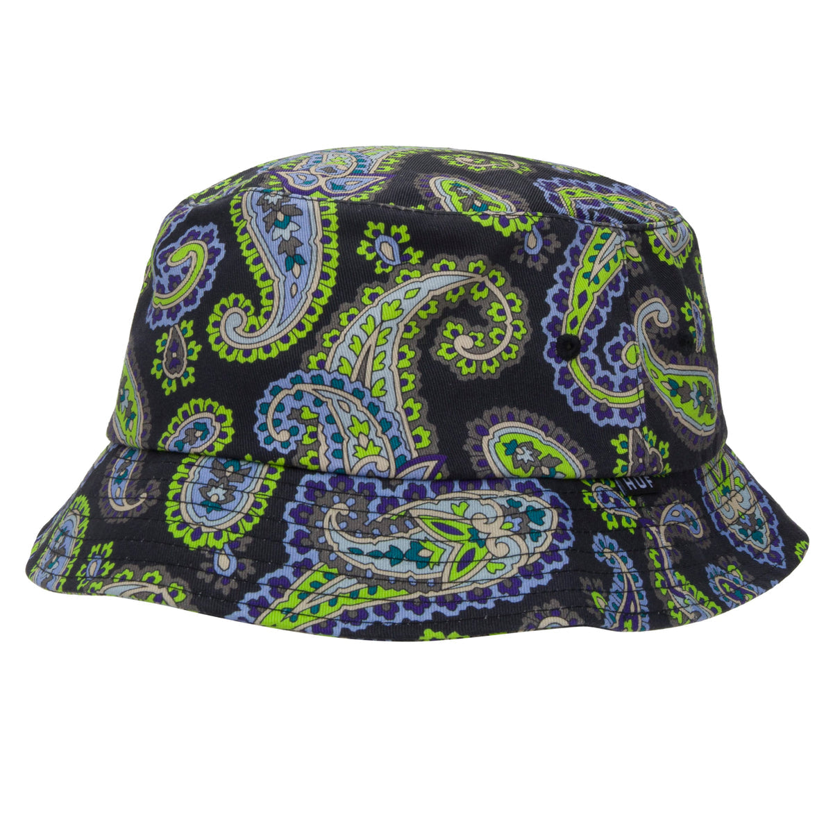 HUF WORLDWIDE PAISLEY BUCKET HAT BLACK