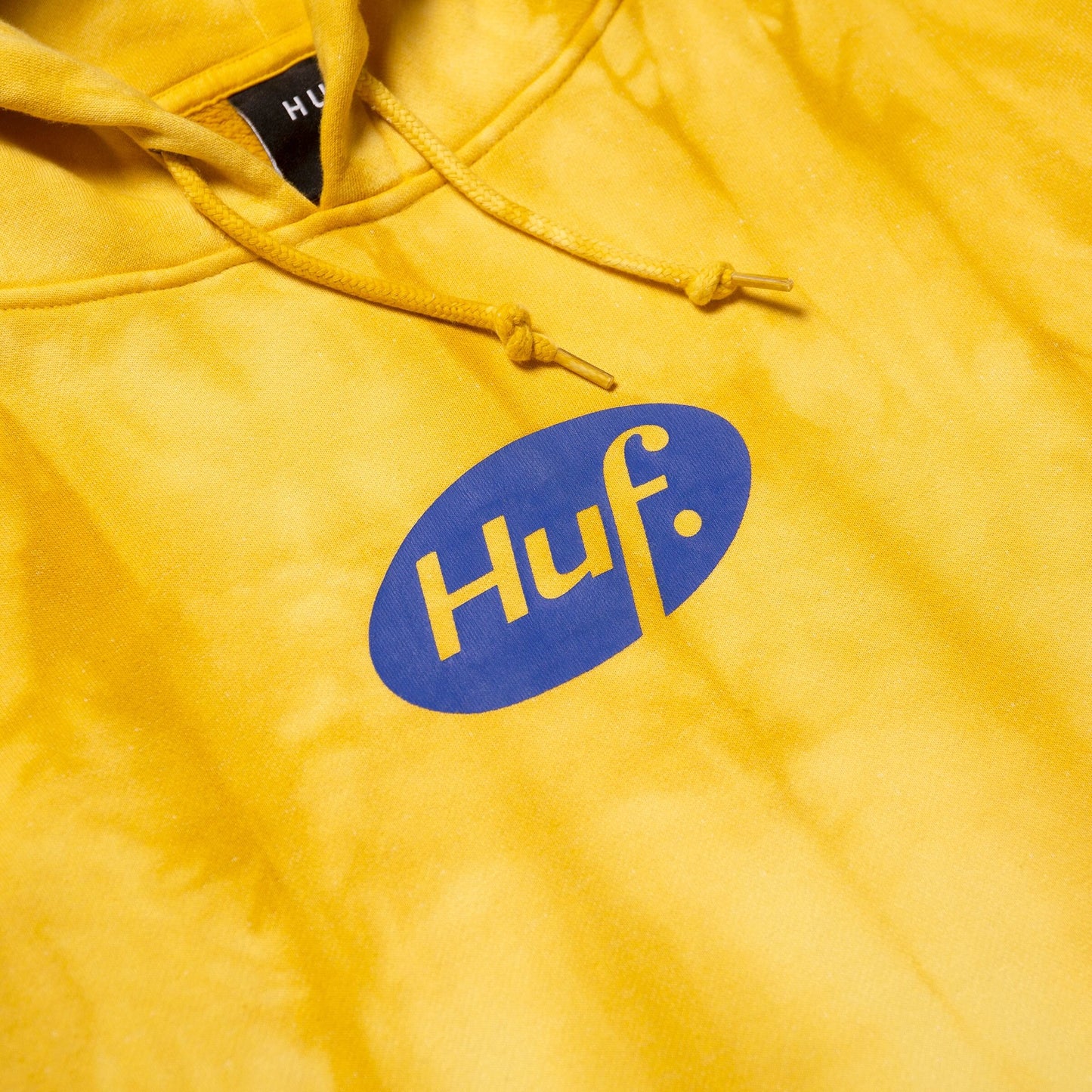 HUF WORLDWIDE RELAX TIEDYE PULLOVER HOODIE YELLOW