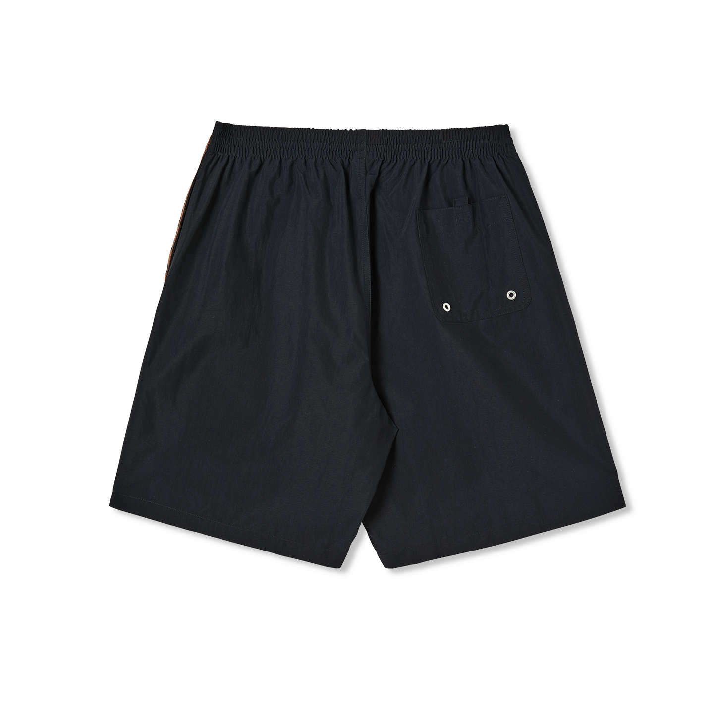 POLAR SKATE CO SQUARE STRIPE CITY SHORTS BLACK/BROWN