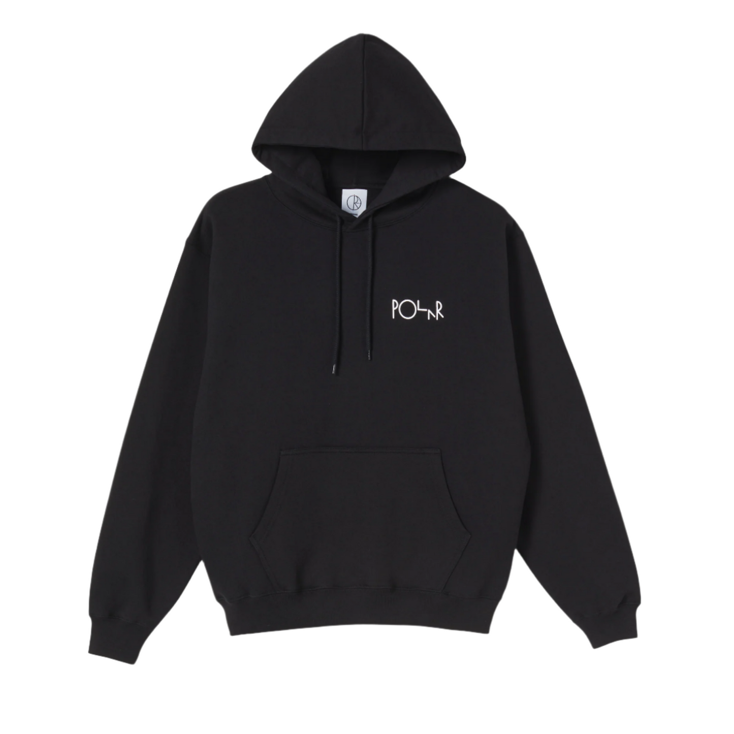 POLAR SKATE CO STROKE LOGO HOODIE BLACK