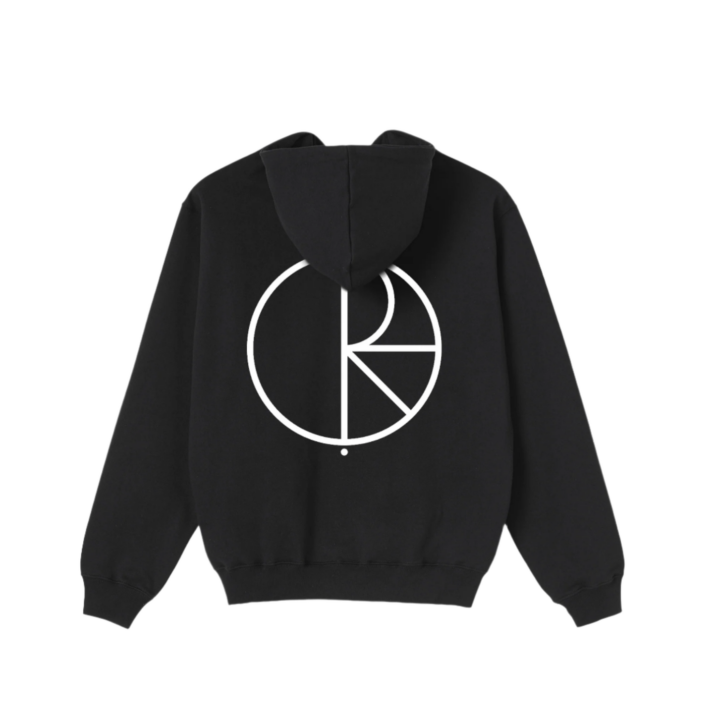 POLAR SKATE CO STROKE LOGO HOODIE BLACK