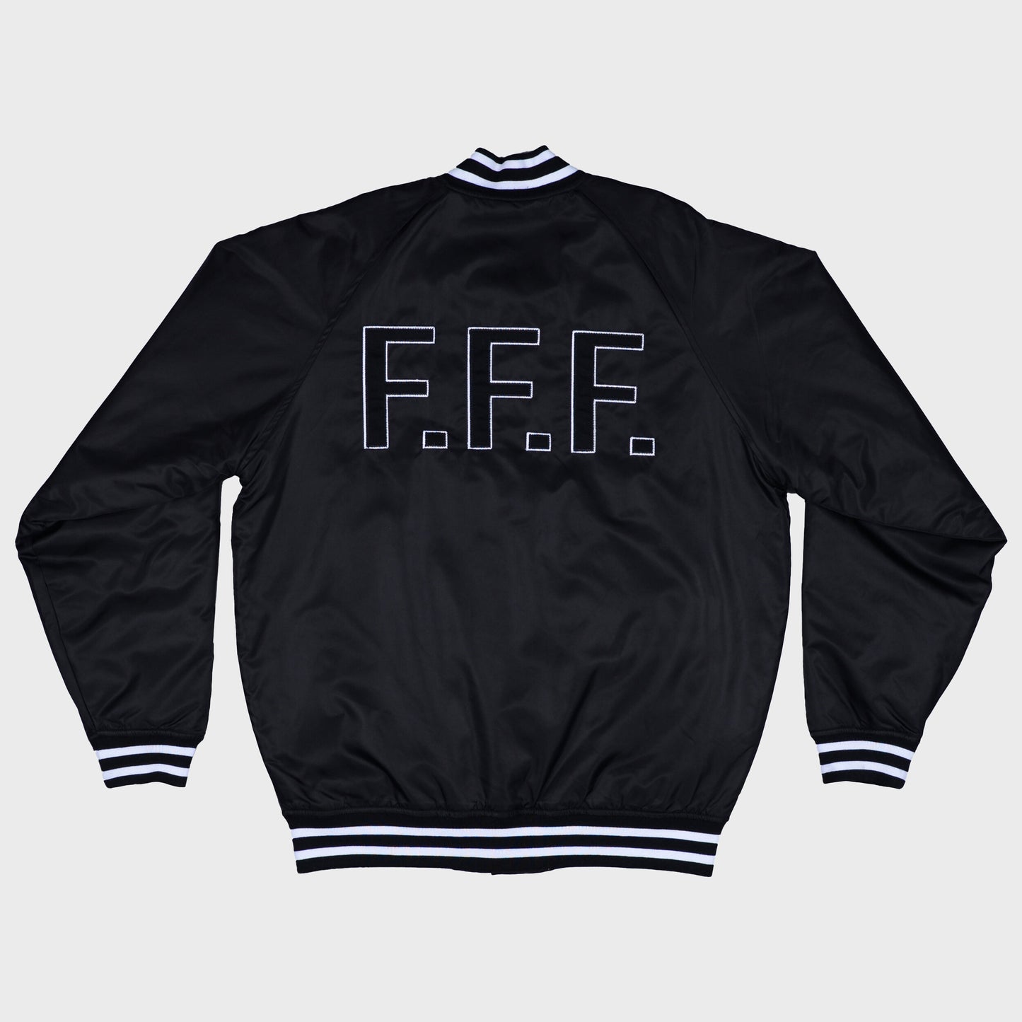 GX1000 SATIN BOMBER JACKET BLACK