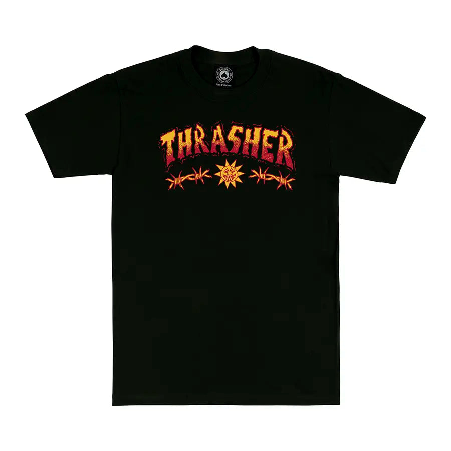 THRASHER MAGAZINE SKETCH TEE BLACK