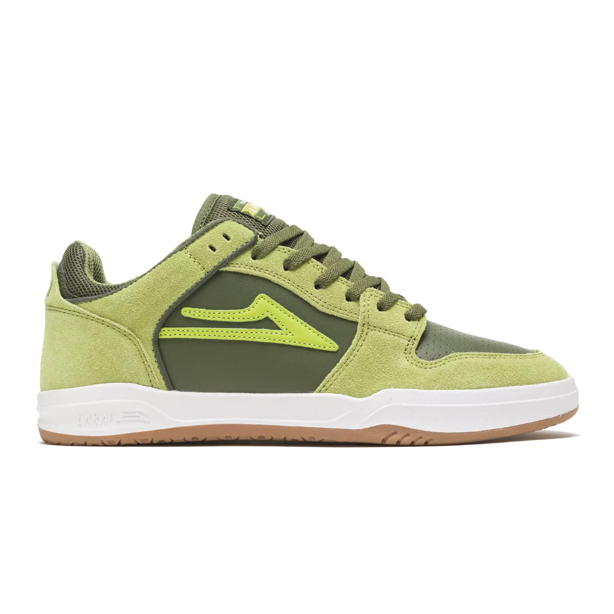 LAKAI LTD TELFORD LOW GREEN/GREEN SUEDE