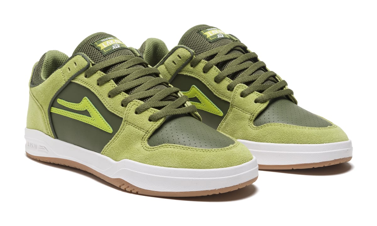 LAKAI LTD TELFORD LOW GREEN/GREEN SUEDE