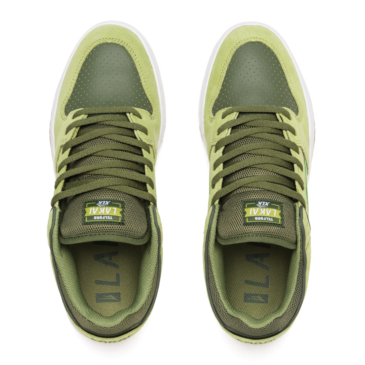 LAKAI LTD TELFORD LOW GREEN/GREEN SUEDE