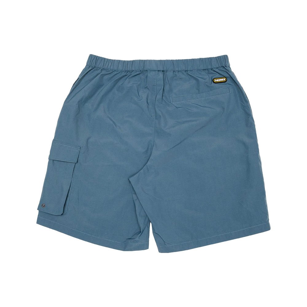 THEORIES SKATEBOARDS NYLON HIKING SHORTS STEEL BLUE