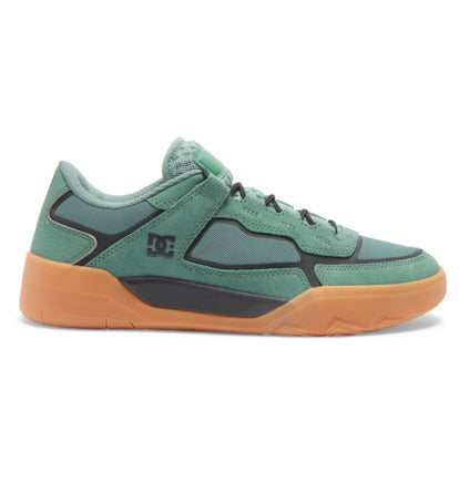 DC SHOE CO METRIC S OLIVE GREEN GUM BOTTOM
