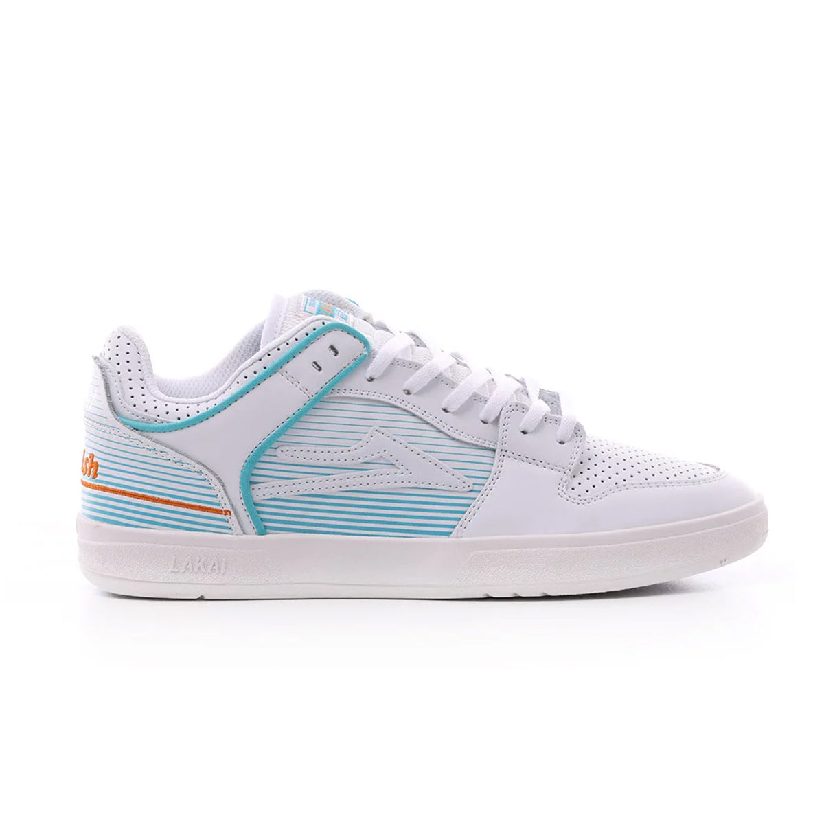 LAKAI LTD TELFORD LOW WHITE LEATHER ROB WELSH
