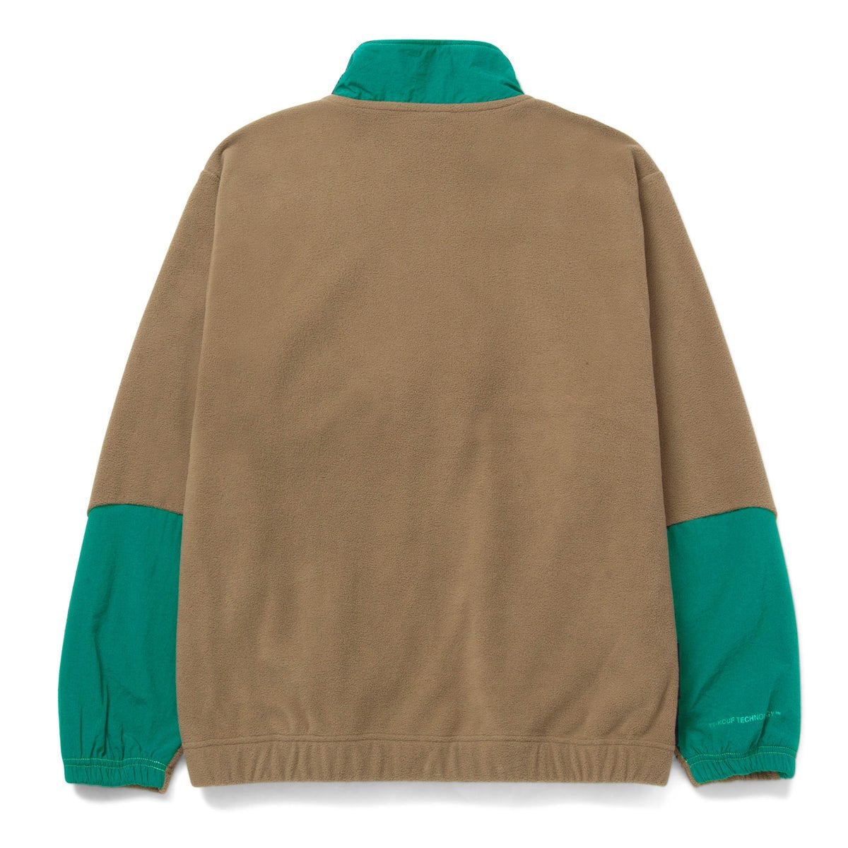 HUF WORLDWIDE RANGE QUARTER ZIP POLAR FLEECE OLIVE
