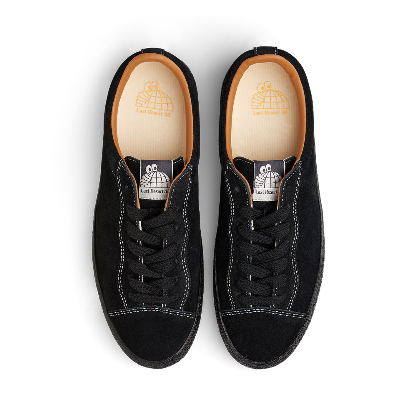 LAST RESORT AB VM002 SUEDE LOW BLACK/BLACK/WHITE