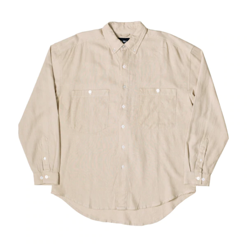 QUASI SKATEBOARDS RODEO BUTTON SHIRT WHEAT