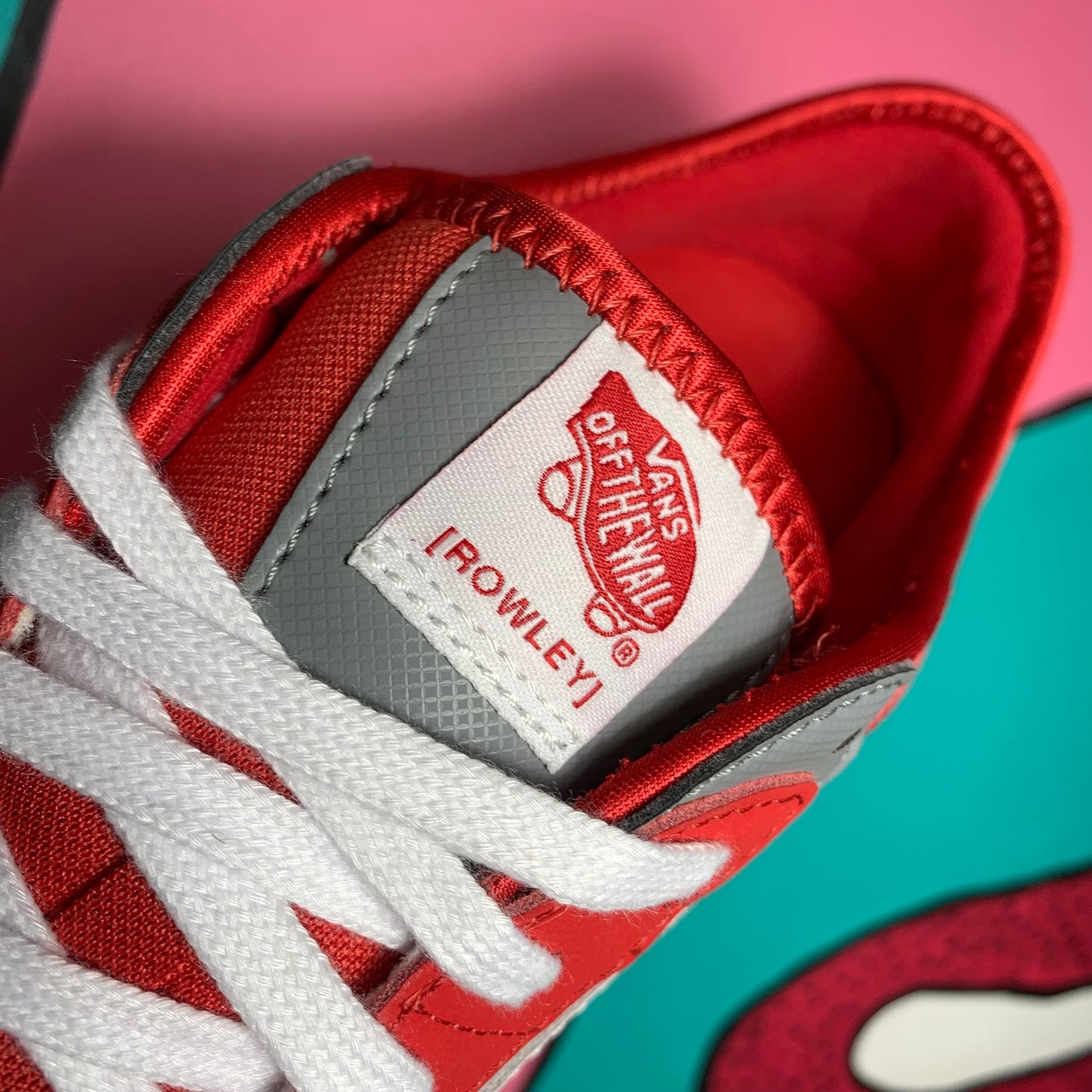 VANS ROWLEY RACING RED WHITE