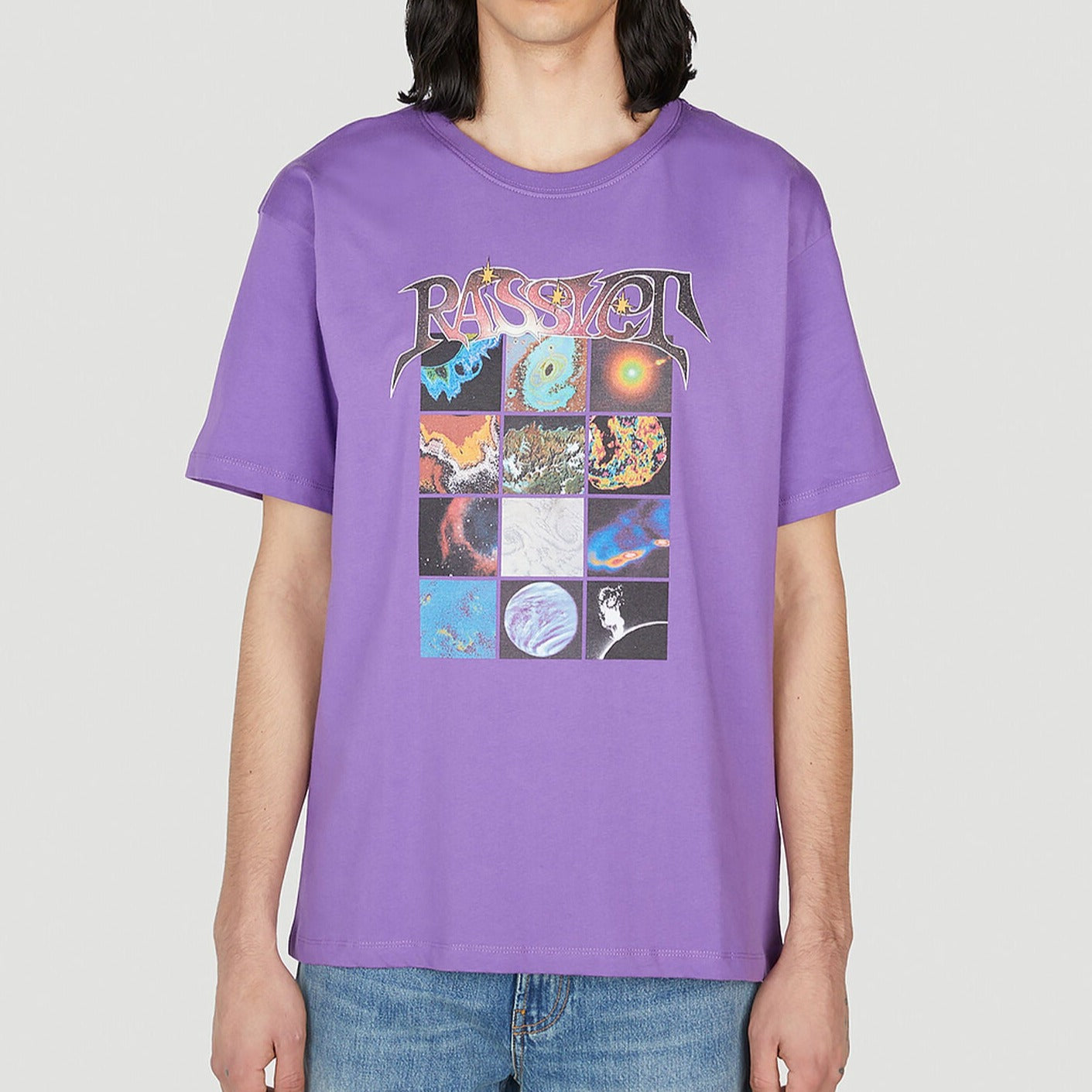 RASSVET / PACCBET SPACE TEE SHIRT KNIT PURPLE