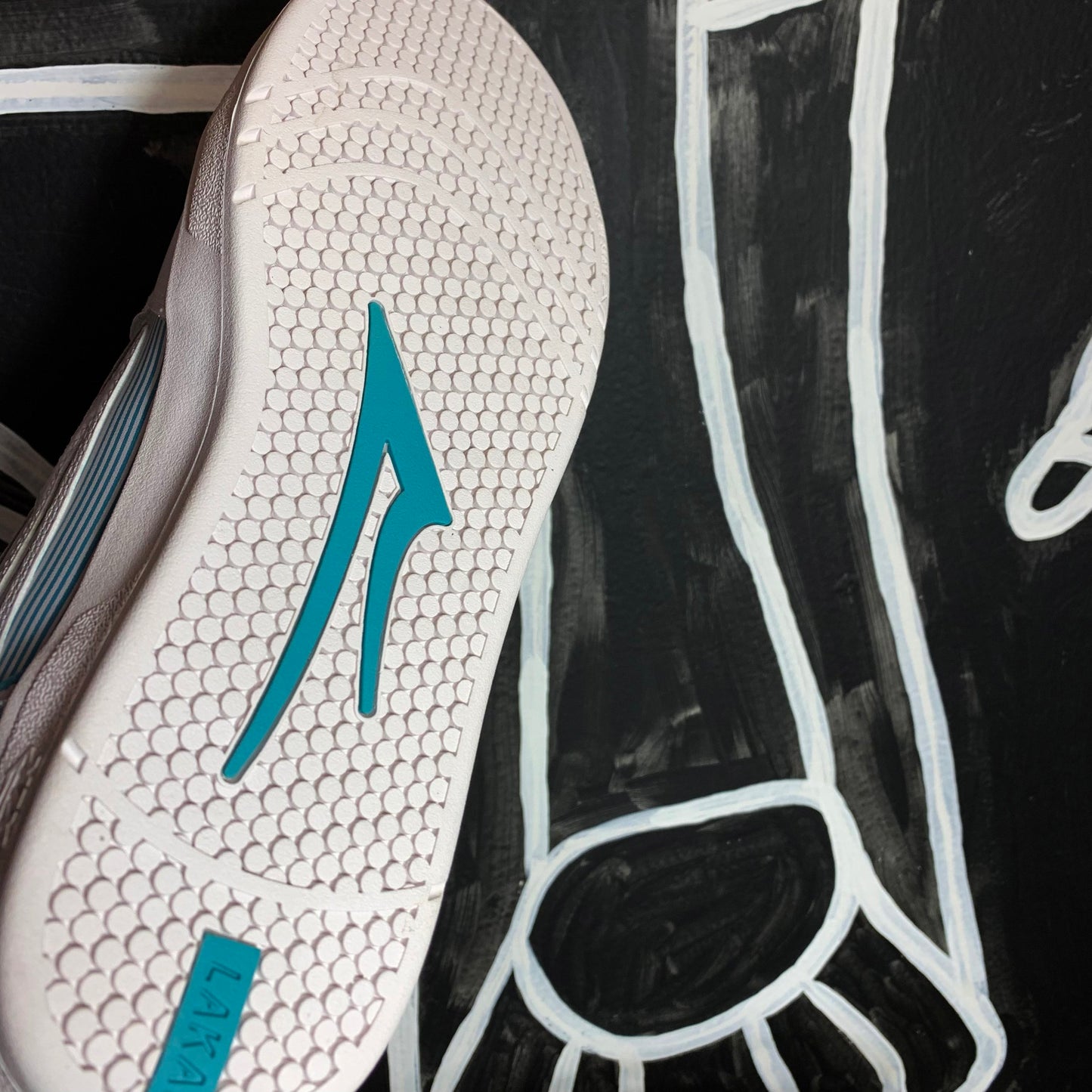 LAKAI LTD TELFORD LOW WHITE LEATHER ROB WELSH