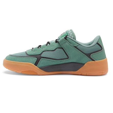 DC SHOE CO METRIC S OLIVE GREEN GUM BOTTOM