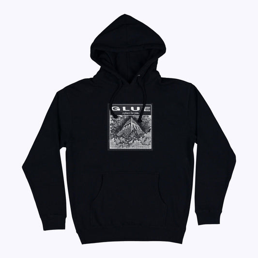 GLUE SKATEBOARDS A PLACE FOR YOU HOODIE BLACK