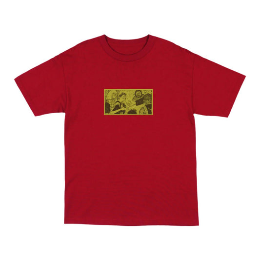 GLUE SKATEBOARDS PROMISE TEE RED