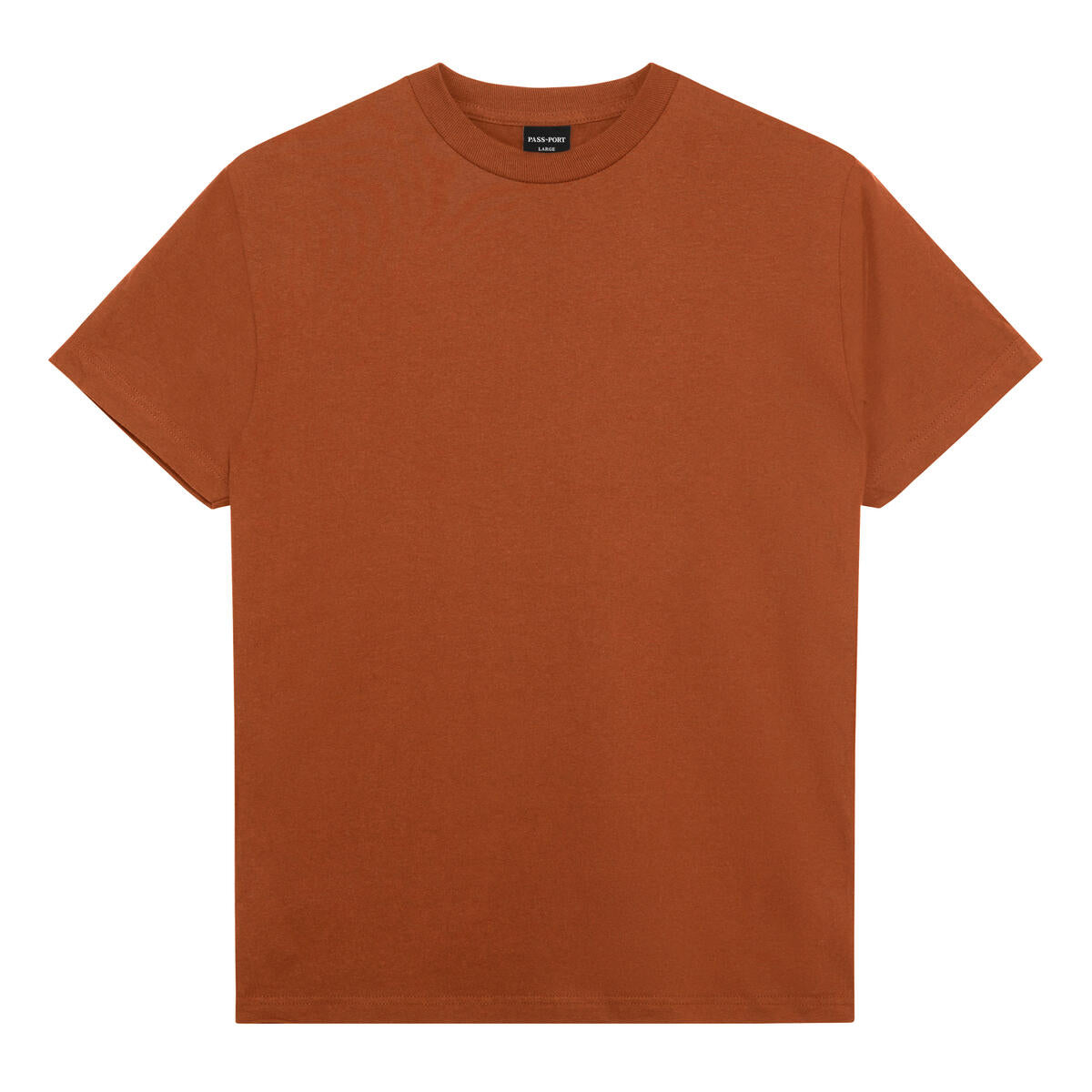 PASS~PORT SKATEBOARDS DRAIN TEE TEXAS ORANGE