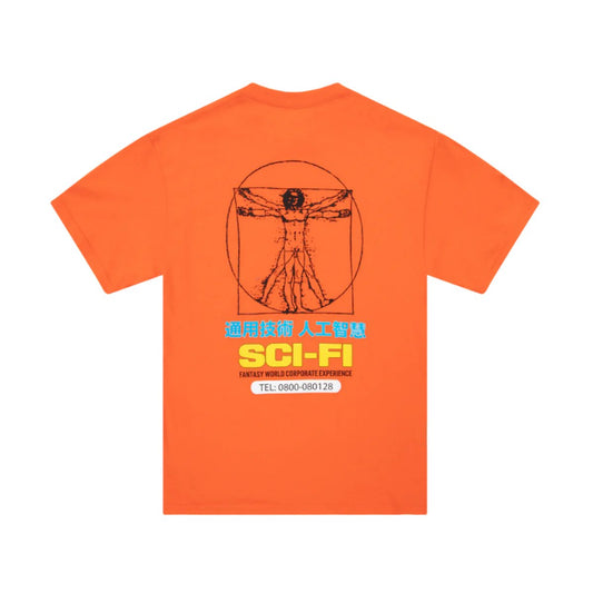 SCI-FI FANTASY CHAIN OF BEING 2 TEE ORANGE