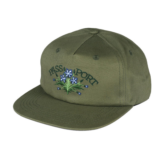 PASS~PORT SKATEBOARDS BLOOM WORKERS CAP MILITARY GREEN