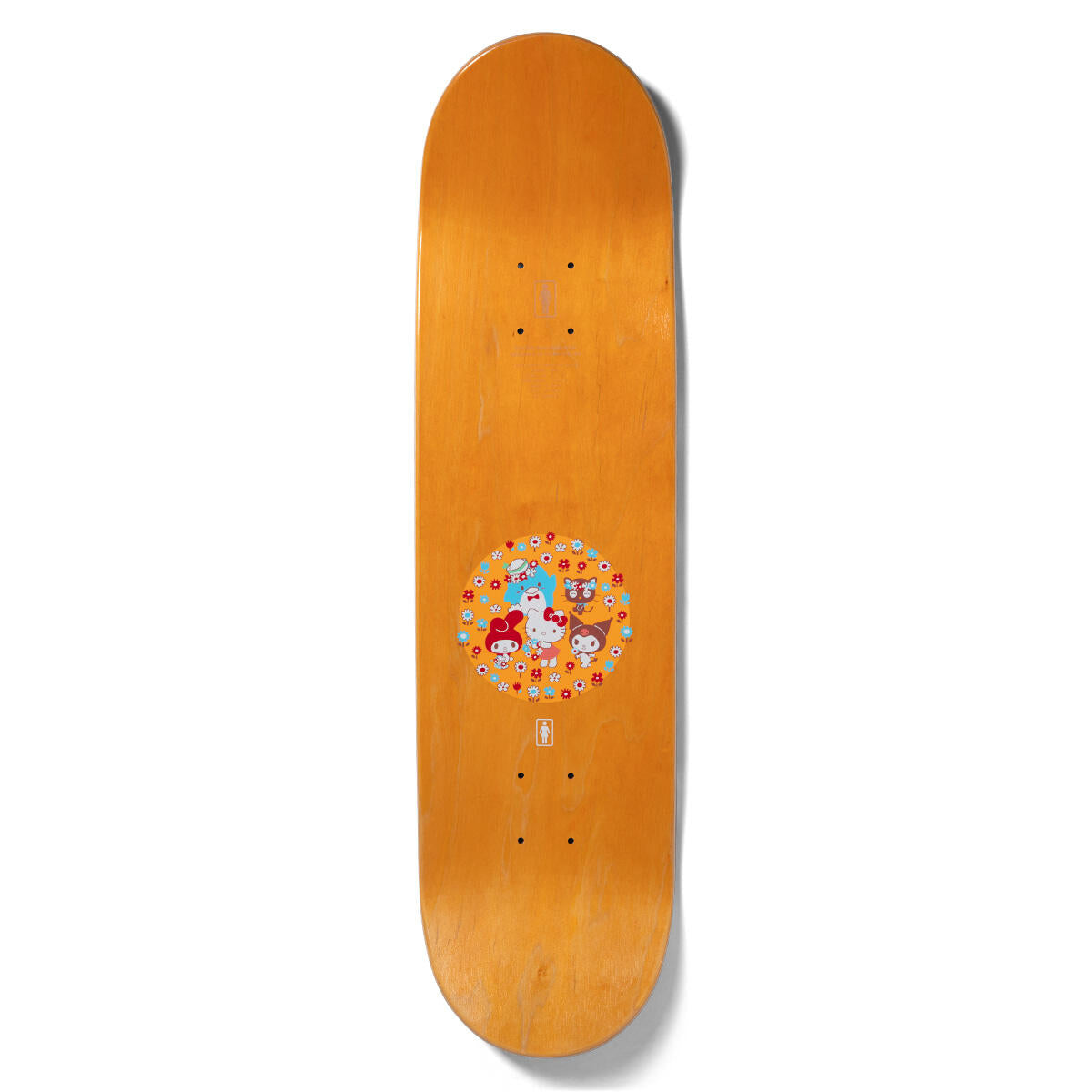 GIRL SKATEBOARDS PACHEO HELLO KITTY AND FRIENDS DECK 8.5