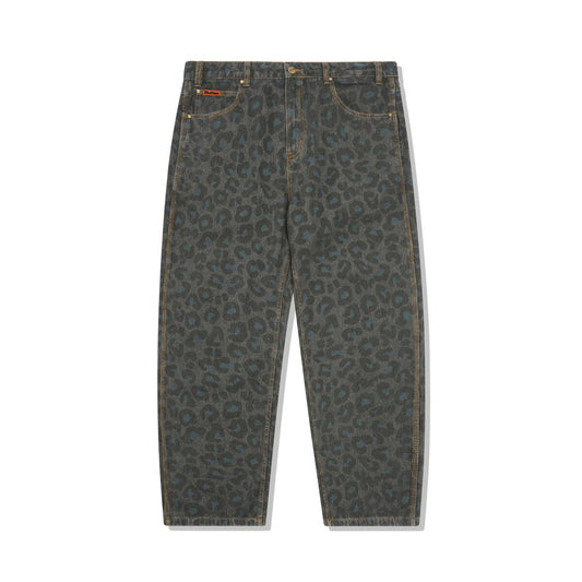 BUTTERGOODS LEOPARD DEINM PANTS BLACK