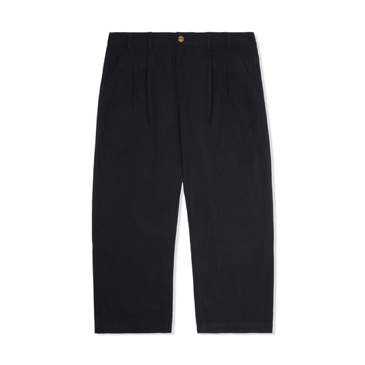 BUTTERGOODS PLEATED TROUSERS BLACK