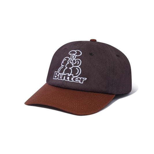 BUTTERGOODS BUGS 6 PANEL CAP REDWOOD/RUST