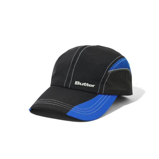 BUTTERGOODS RACE 4 PANEL CAP BLACK