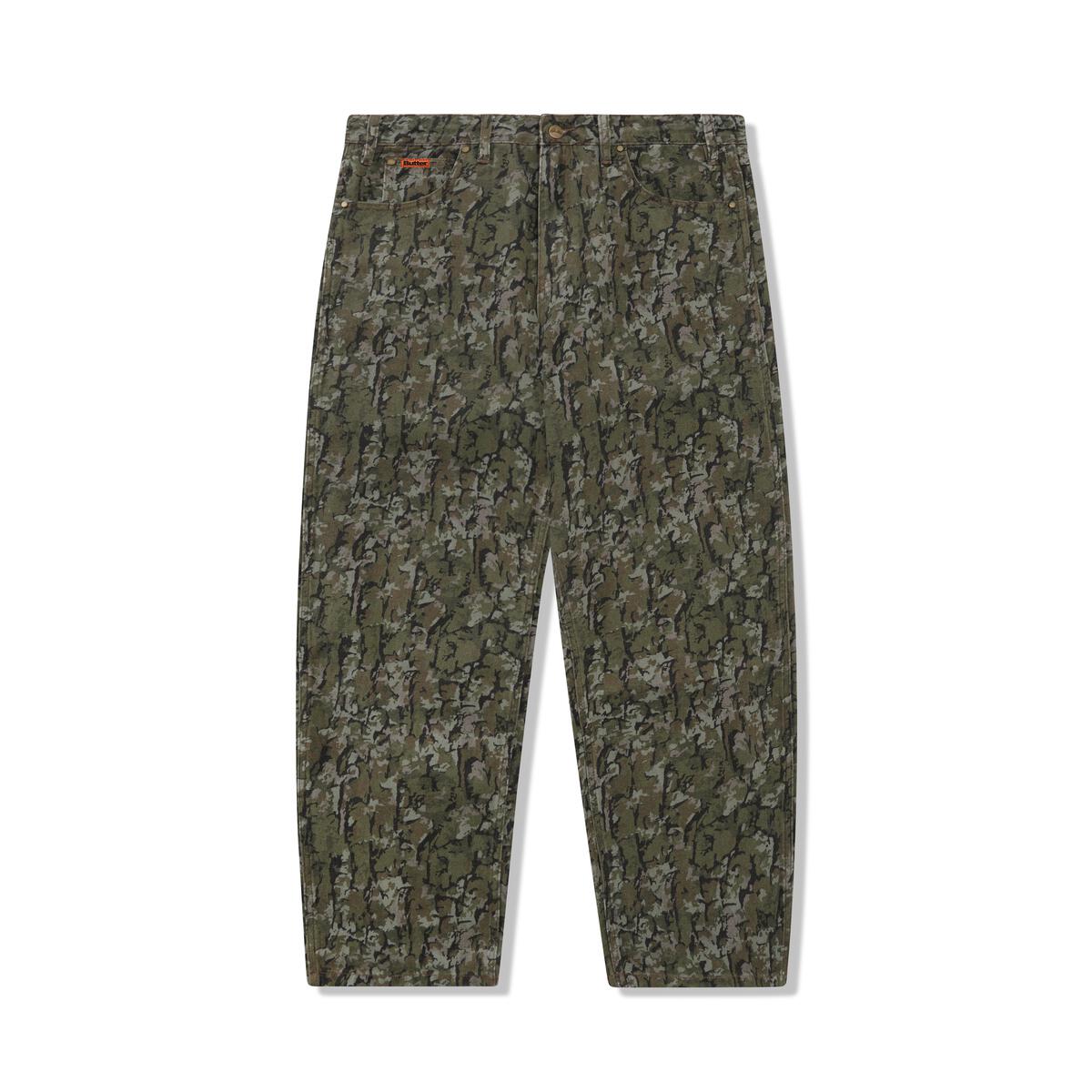 BUTTERGOODS BARK CAMO DENIM JEANS ARMY