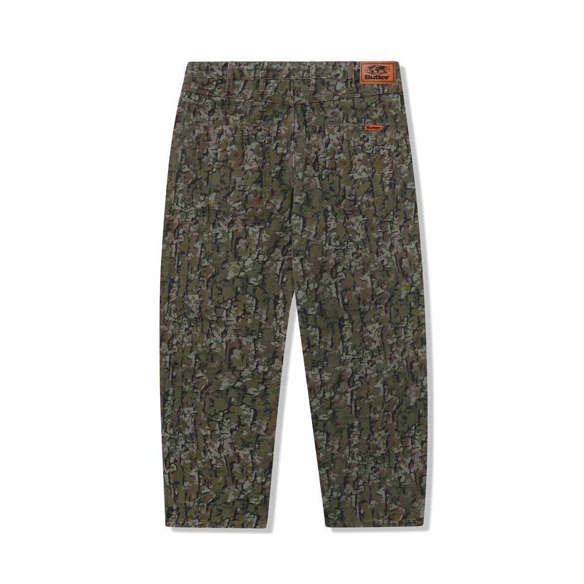 BUTTERGOODS BARK CAMO DENIM JEANS ARMY