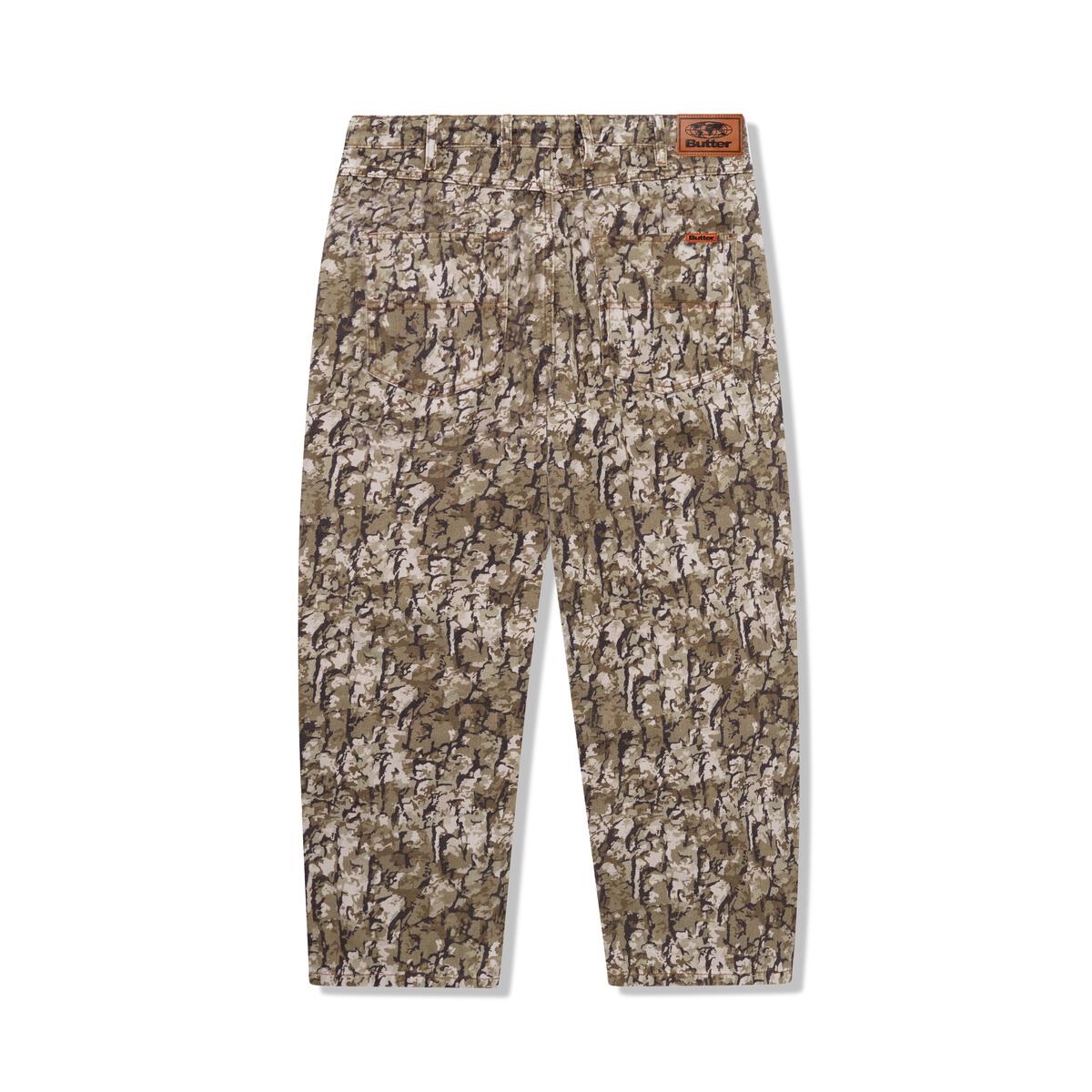 BUTTERGOODS BARK CAMO DENIM JEANS TAN