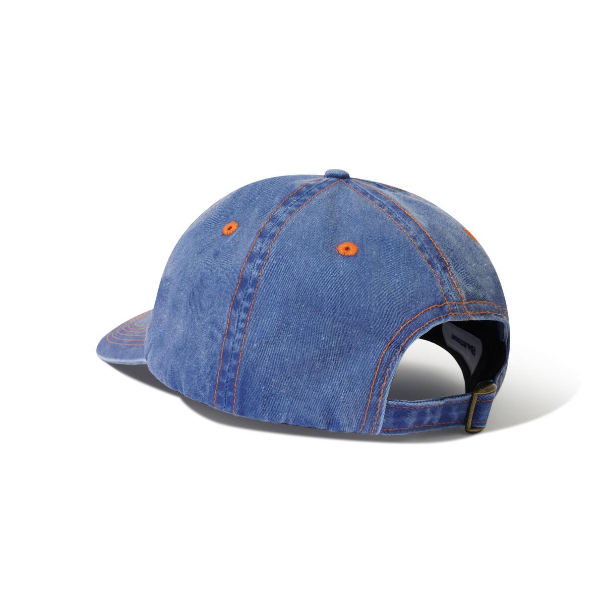 BUTTERGOODS ROUNDED LOGO 6 PANEL CAP COBALT